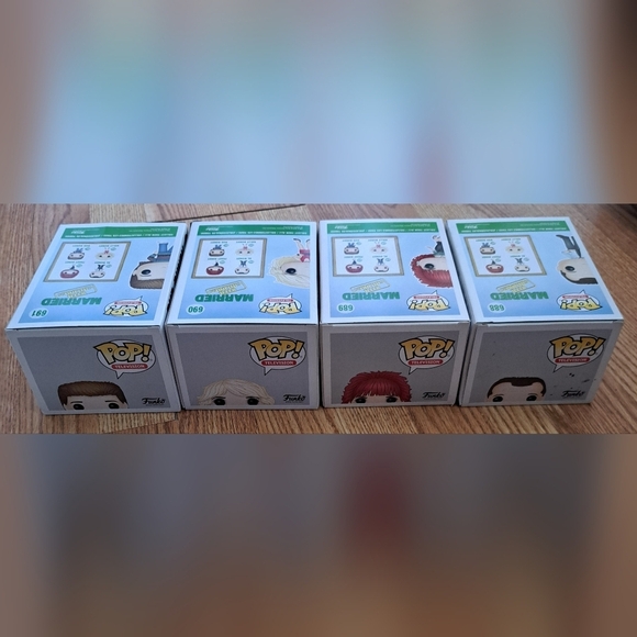 NIB Lot Of 4 Married With Children Funko Pop Vintage TV Figurine Full Set - Picture 10 of 10